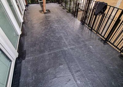 terasz vízszigetelés EPDM gumilemezzel